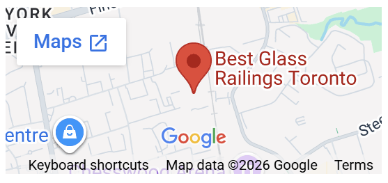 Glass Railings Toronto Map