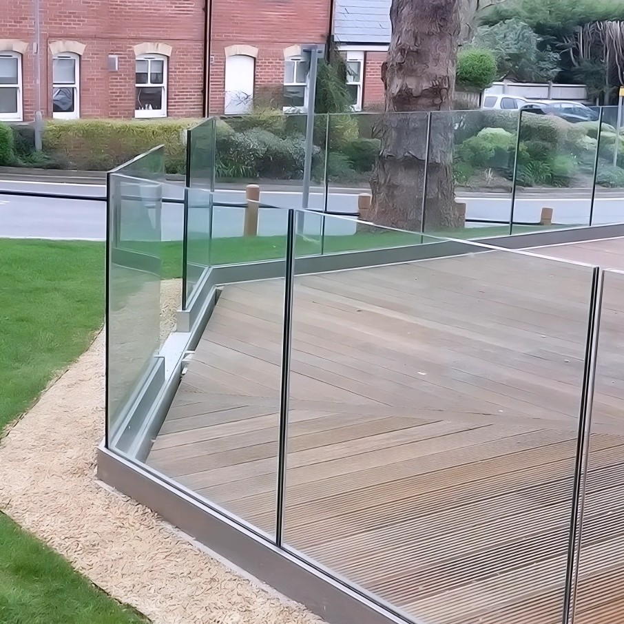 Exterior Frameless Glass Railings