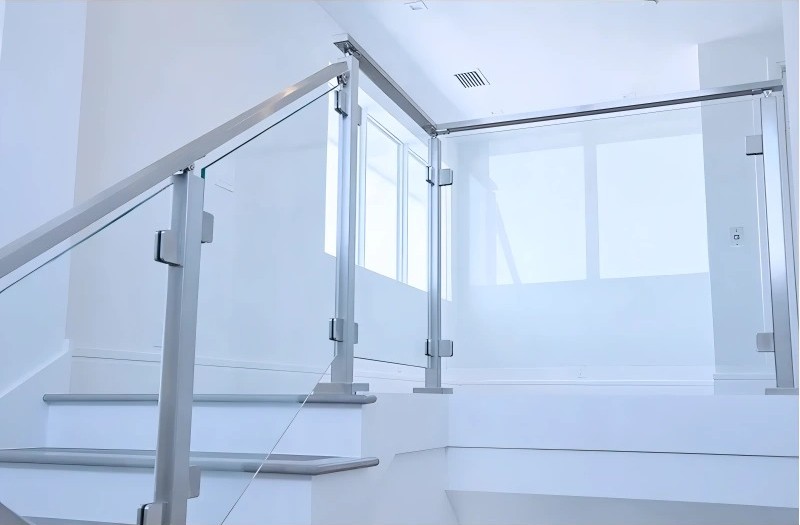 Semi-Frameless Glass Railings for Stairs