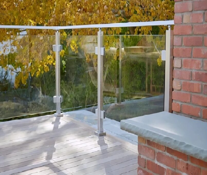 Semi-Frameless Outdoor Glass Railings