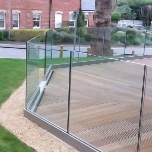Exterior Frameless Glass Railings