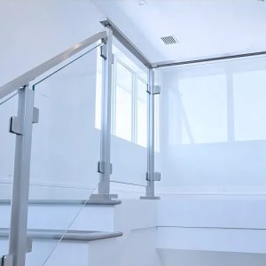 Semi-Frameless Glass Railings for Stairs