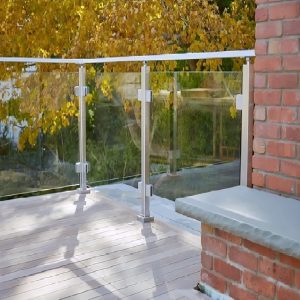 Semi-Frameless Outdoor Glass Railings